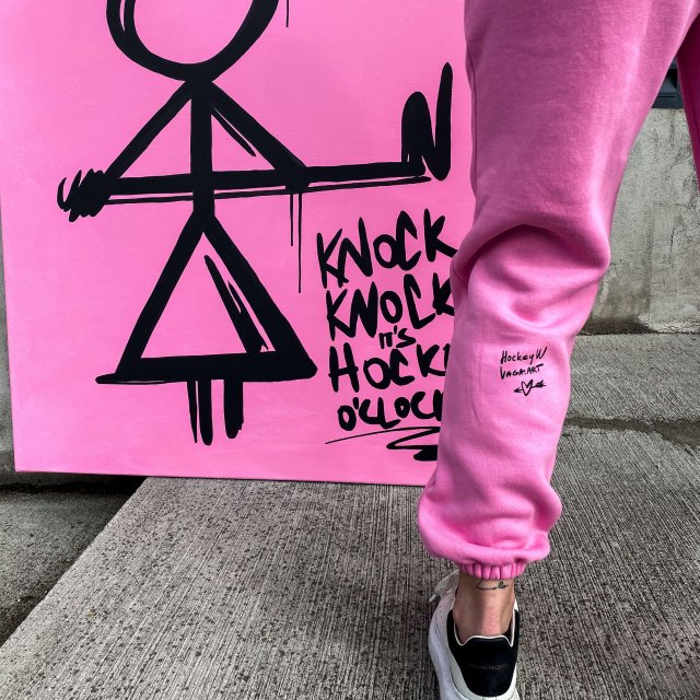 Hockey wifey pink